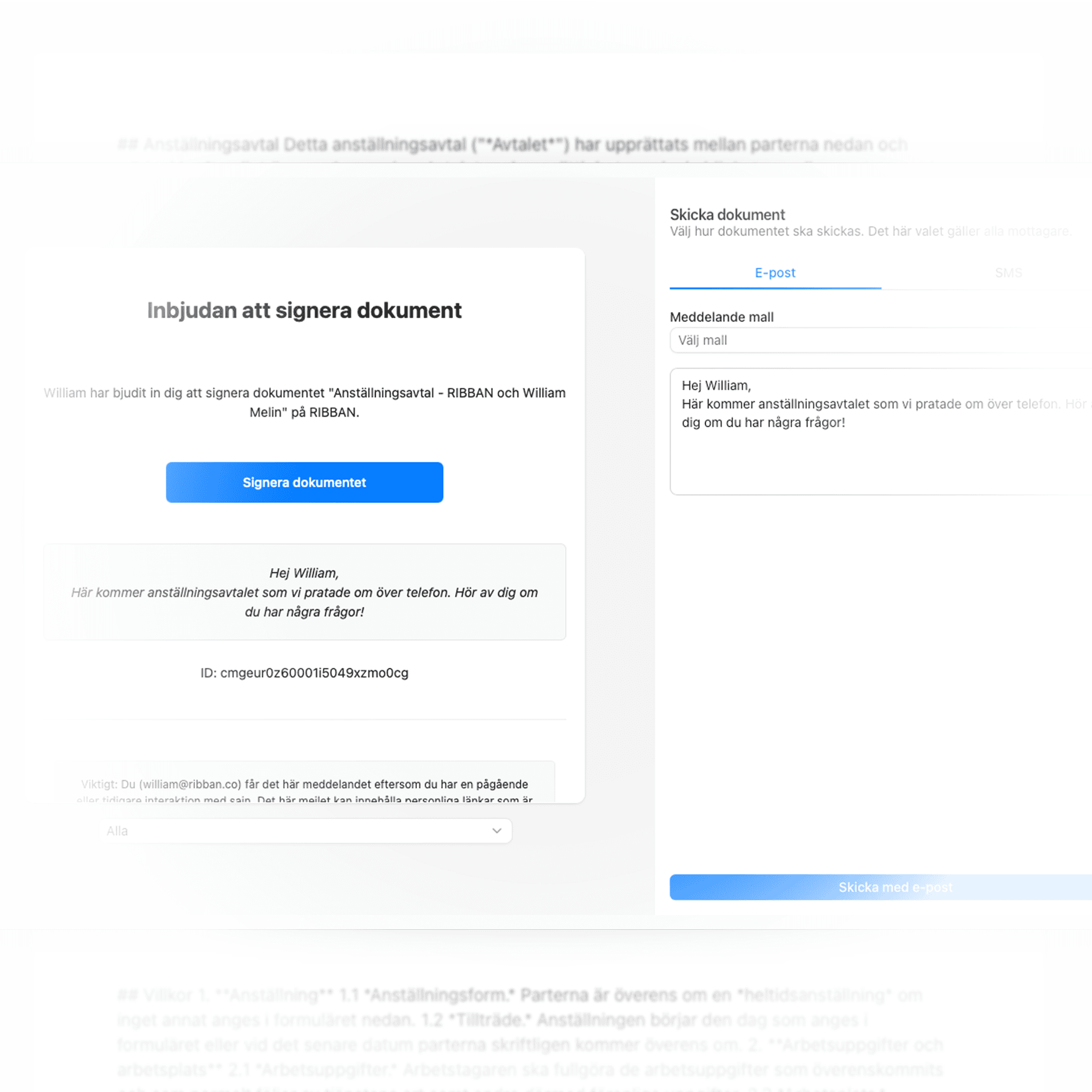 Modern kandidat upplevelse